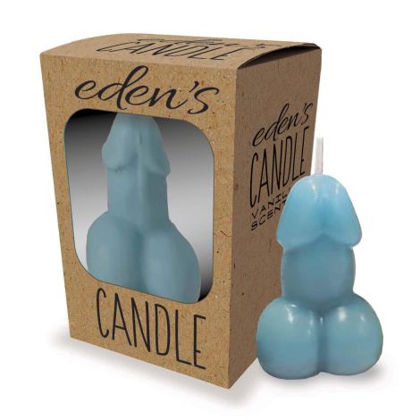 Eden’s Candle - Vanilla Scented Penis - Blue - 2