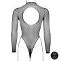 Body with fishnet structure and turtle neck. - 13