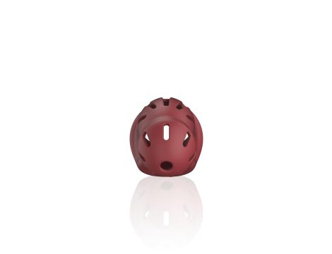 Model 28 - Ultra Soft Silicone Chastity Cage - Red - 4