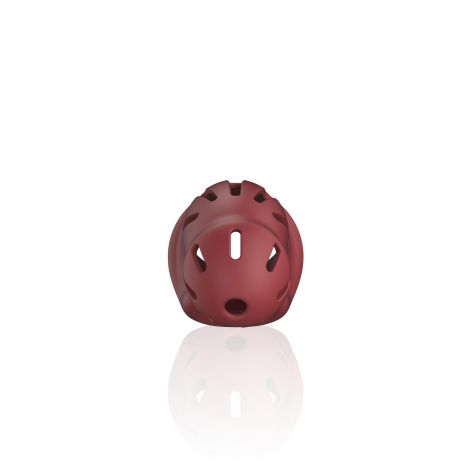 Model 28 - Ultra Soft Silicone Chastity Cage - Red - 4