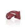 Model 28 - Ultra Soft Silicone Chastity Cage - Red - 2