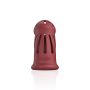 Model 28 - Ultra Soft Silicone Chastity Cage - Red - 6