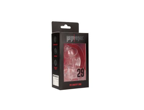 Model 29 - TPE Chastity Cage - Transparent - 8