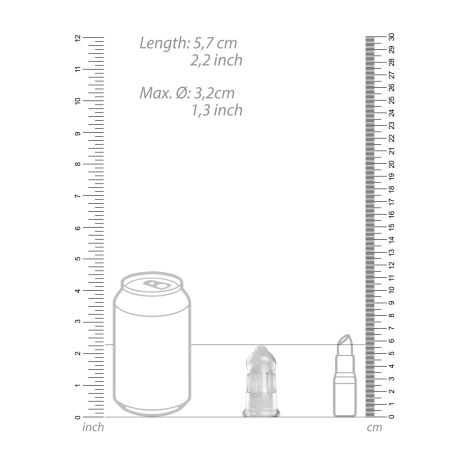 Model 29 - TPE Chastity Cage - Transparent - 7