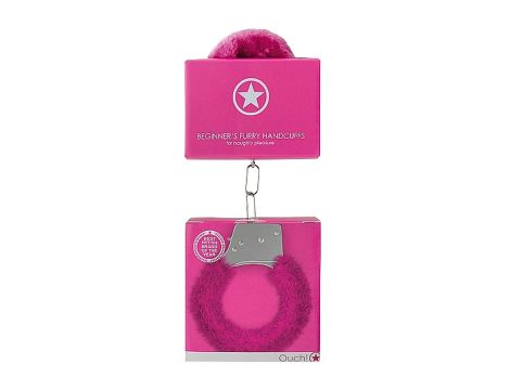 Beginner""s Handcuffs Furry - Pink - 2