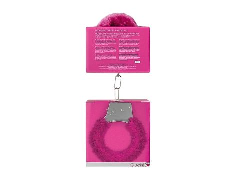 Beginner""s Handcuffs Furry - Pink - 3