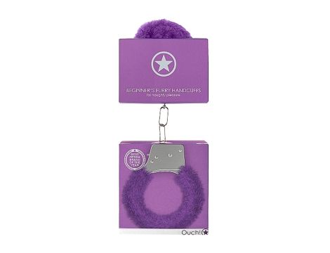 Beginner""s Handcuffs Furry - Purple - 2