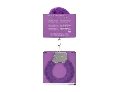 Beginner""s Handcuffs Furry - Purple - 3