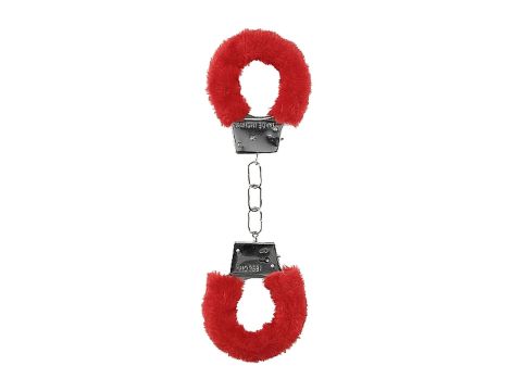 Beginner""s Handcuffs Furry - Red - 5