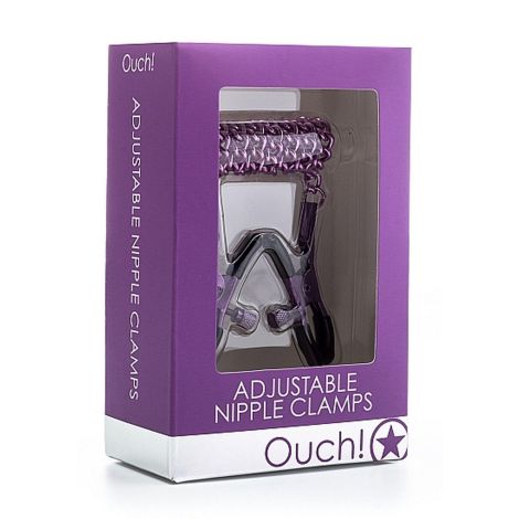 Adjustable Nipple Clamps - Purple - 2