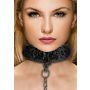 Luxury Collar with Leash - Black - 2