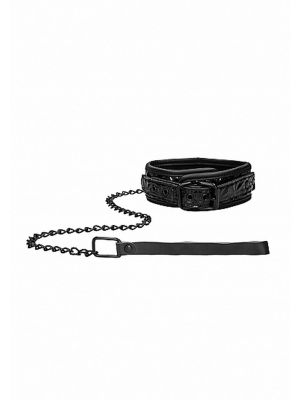 Luxury Collar with Leash - Black - image 2