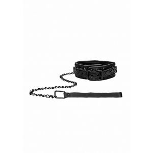 Luxury Collar with Leash - Black - image 2