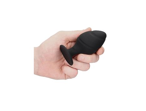 Swirled Butt Plug Set - Black - 6