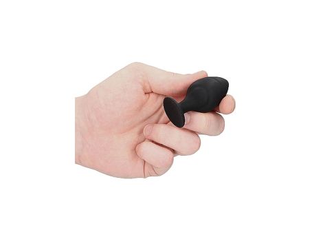 Swirled Butt Plug Set - Black - 8