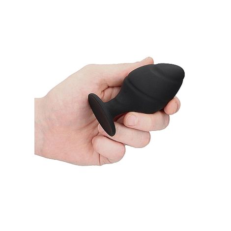 Swirled Butt Plug Set - Black - 6