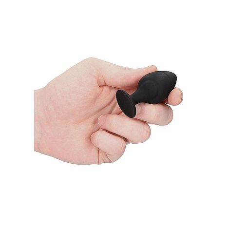 Swirled Butt Plug Set - Black - 8