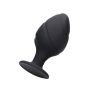 Swirled Butt Plug Set - Black - 6