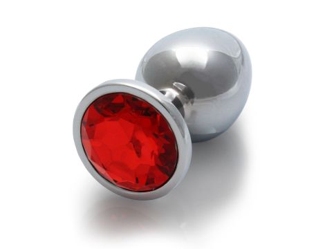 Round Gem Butt Plug - Medium - 7