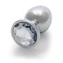 Round Gem Butt Plug - Large - 8