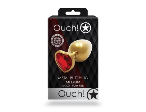 Heart Gem Butt Plug - Medium - 2