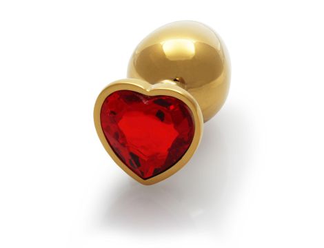 Heart Gem Butt Plug - Medium - 8