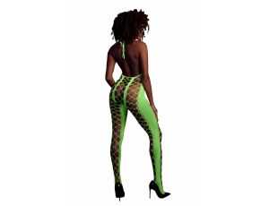 Bodystocking with Halterneck - Green - XS/XL - image 2