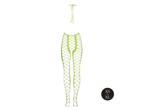 Bodystocking with Halterneck - Green - XS/XL - 7