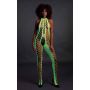 Bodystocking with Halterneck - Green - XS/XL - 5