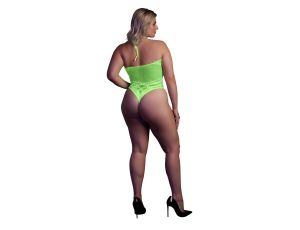 Body with Halter Neck - Neon Green - XL/XXXXL - image 2