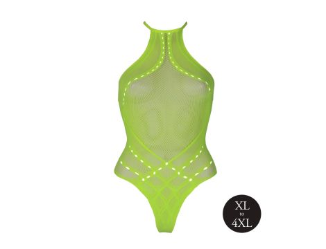 Body with Halter Neck - Neon Green - XL/XXXXL - 6