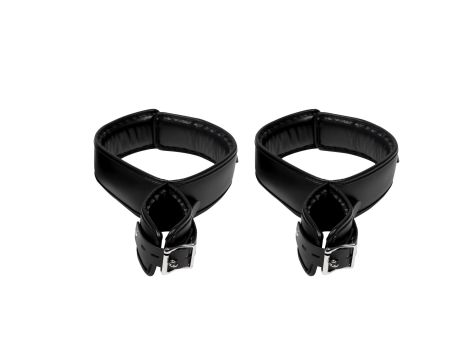 Hand and Thigh Cuffs Set - Black - 6