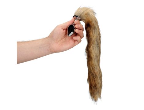 Fox Tail with Metal Butt Plug - 9