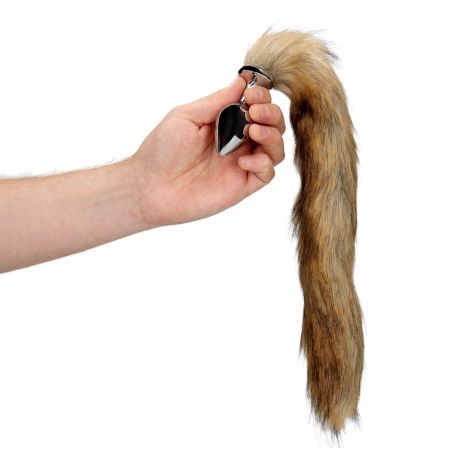 Fox Tail with Metal Butt Plug - 9