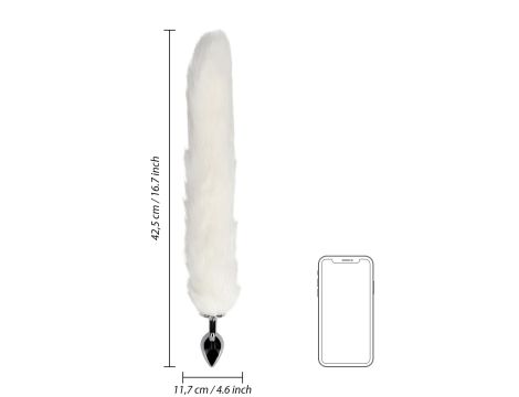 Fox Tail with Metal Butt Plug - 8