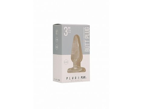 Butt Plug - Basic - 3 Inch - Glass - 2