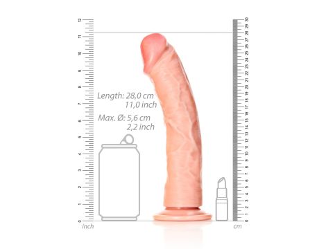 Curved Realistic Dildo with Suction Cup - 10""""/ 25,5 cm - 7