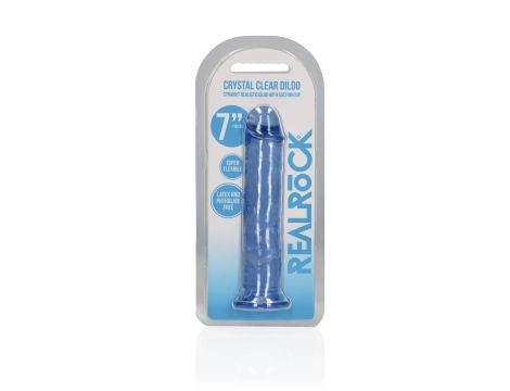 Straight Realistic Dildo with Suction Cup - 7'' / 18