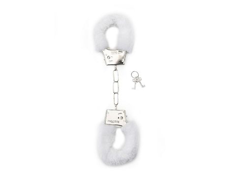 Furry Handcuffs - White