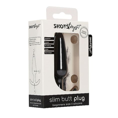 Slim Butt Plug - Black - 2