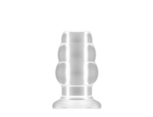 No.49 - Small Hollow Tunnel Butt Plug - 3 Inch - Translucent