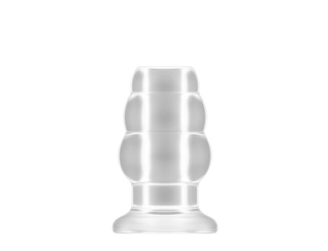 No.49 - Small Hollow Tunnel Butt Plug - 3 Inch - Translucent