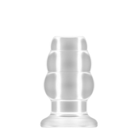 No.49 - Small Hollow Tunnel Butt Plug - 3 Inch - Translucent