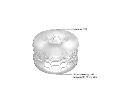 N0. 94 - Reversible Masturbator and Bumper - Transparent - 5