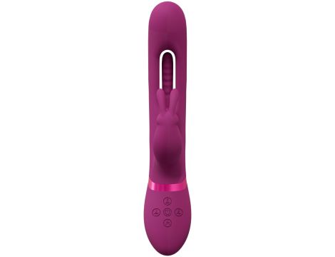 Mika - Triple Rabbit with G-Spot Flapping - Pink - 4