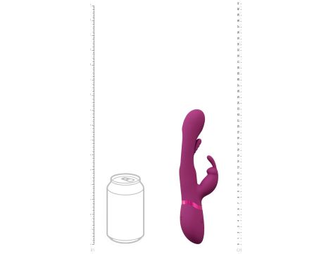 Mika - Triple Rabbit with G-Spot Flapping - Pink - 6