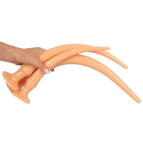 Super Long Butt Plug Set flesh - 4