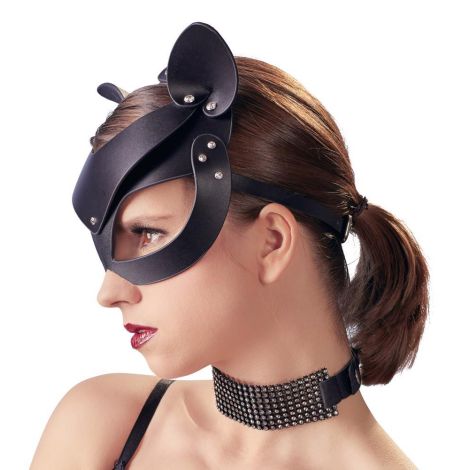 Bad Kitty Cat Mask Rhinestones - 4