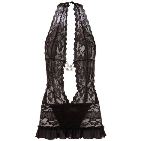 Lace Dress black S - 3