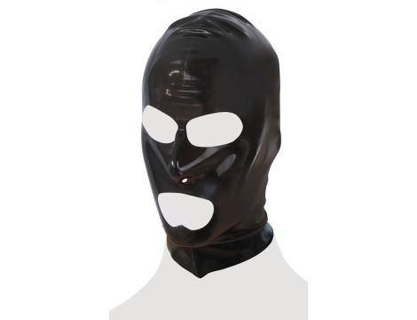 Latex Mask black - 6